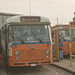 De Lijn 5081 (0741 P) and 4492 (ABB 336) in Mechelen - 1 Feb 1993