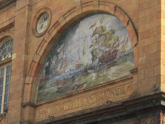 One of the murals on the theatre walls