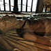 canterbury cathedral (36) c15 gisant lying on a shroud on chichele's tomb +1443