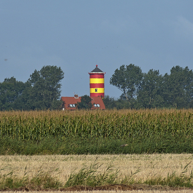 weithin sichtbar leuchtend