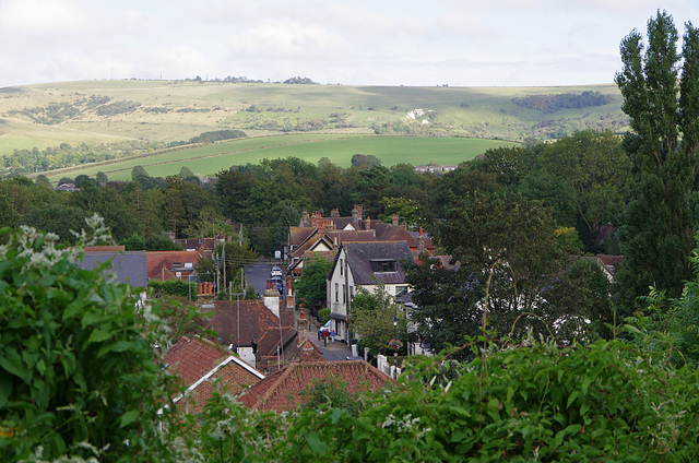 View from St Nicholas Churchyard, Bramber