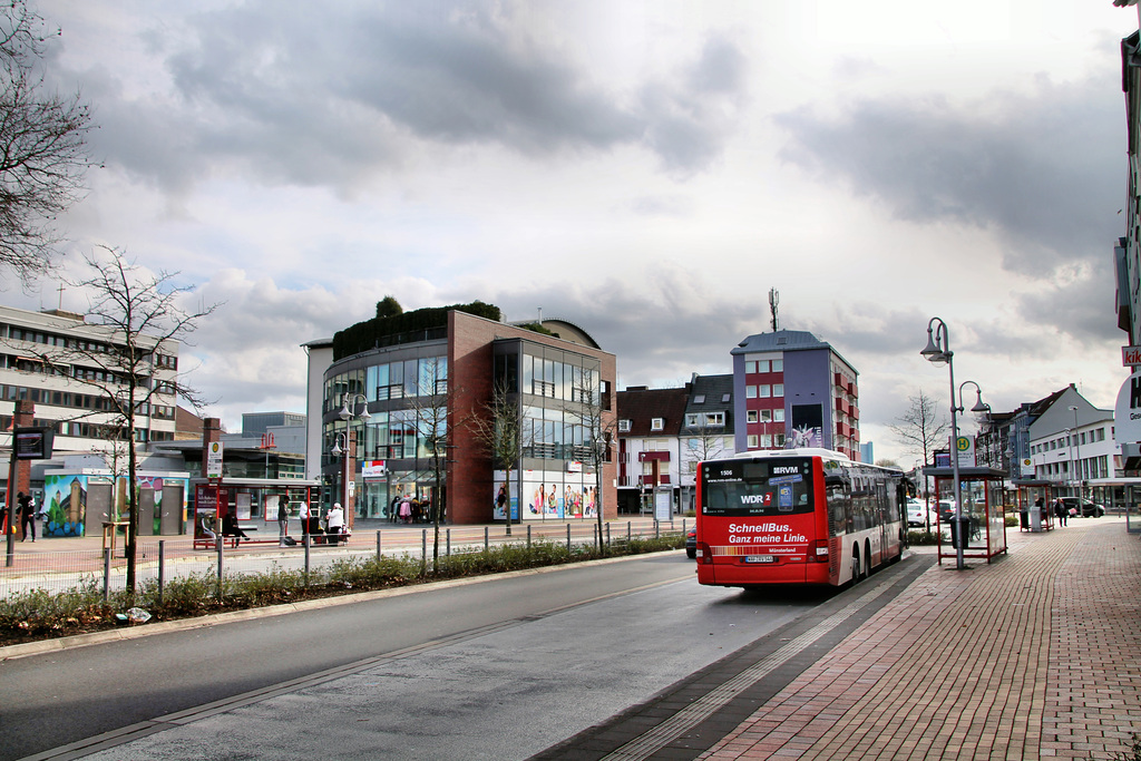 Castroper Straße, Busbahnhof (Datteln) / 19.02.2022