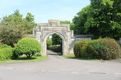 Gateway to the demolished Rampton Manor, Nottinghamshire