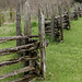 Day 3, fence at DeLaurier Homestead, Pt Pelee