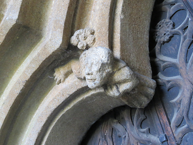 spalding church, lincs (8) c15 north porch sculpture