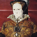 Detail of the Portrait of Queen Mary I by Hans Elworth in the Metropolitan Museum of Art, December 2022