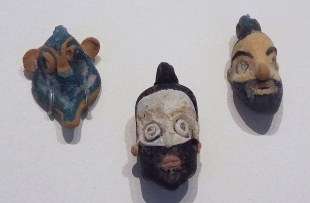 Head Pendants in the Archaeological Museum of Madrid, October 2022