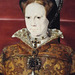 Detail of the Portrait of Queen Mary I by Hans Elworth in the Metropolitan Museum of Art, December 2022