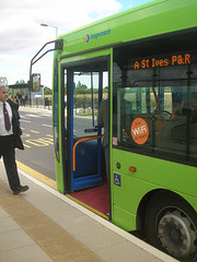 DSCN6654 Stagecoach AE09 GYX at Longstanton - 9 Aug 2011