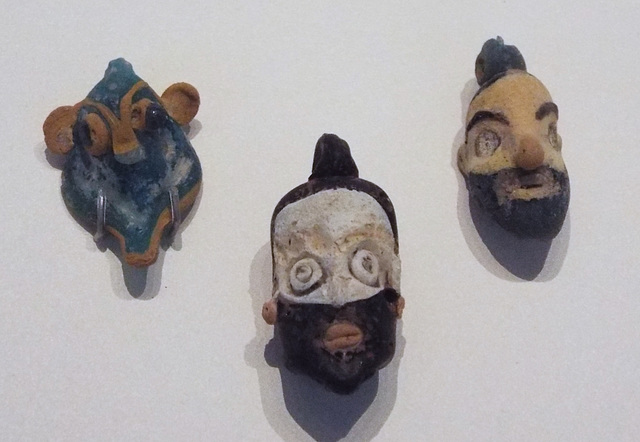 Head Pendants in the Archaeological Museum of Madrid, October 2022