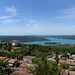 Chateau d'Aiguines surplombant le lac de Sainte Croix.