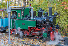 Wasser für die Dampflok der Parkeisenbahn