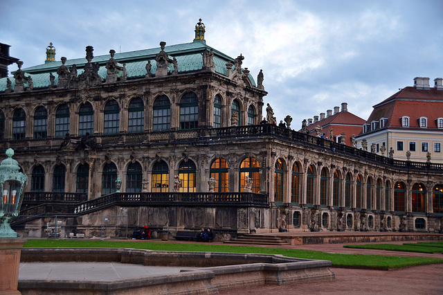 Die Porzelangalerie im Zwinger