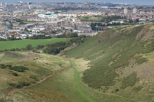 Ascending Arthur's Seat