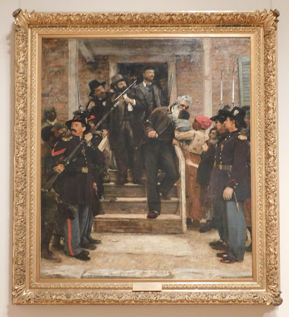 The Last Moments of John Brown by Thomas Hovenden in the Metropolitan Museum of Art, February 2020