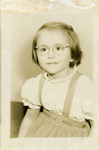 Carol in Glasses 1950 Grade I