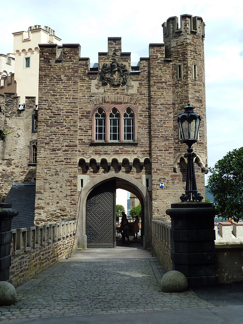 Eingang zu Schloss Stolzenfels