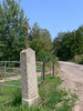 Kreuz am  Weg nach Binkenhof