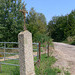 Kreuz am  Weg nach Binkenhof