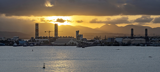 industrial sunset