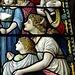 Detail of Bamber memorial window, south aisle, Appleby Magna Church, Leicestershire