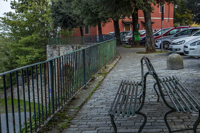 Fence and Bench