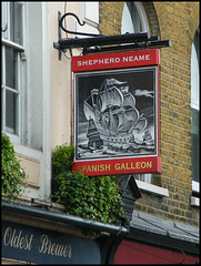 Spanish Galleon pub sign