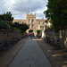 Cambridge, Jesus College, View from Jesus Lane Gate