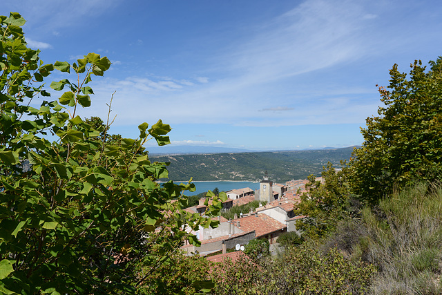 Village d'Aiguines, département du Var.