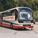 Silcox Coaches E522 MDE at Drumnadrochit - Jun 1991 (EG2)