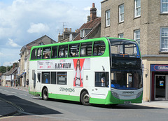 Stephensons of Essex 610 (CX14 EMS) in Bury St. Edmunds - 5 Jul 2021 (P1080975)