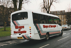 Wrays Coaches R121 XWF in Harrogate – 25 Mar 1998 (384-04)