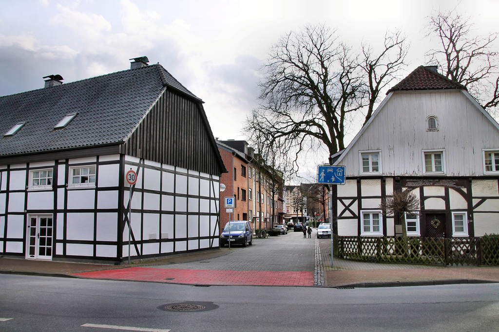 Neue Straße, Fachwerkhäuser (Datteln) / 19.02.2022