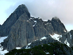 Mountain Peaks from Trollfjord