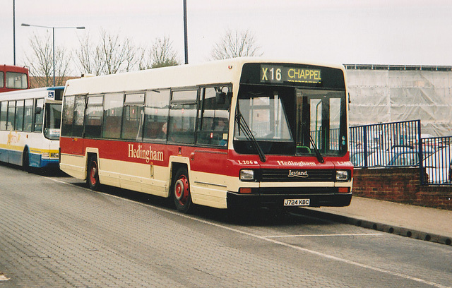 Hedingham Omnibuses L206 (J724 KBC) in Bury St. Edmunds - 1 Feb 2006 (555-10) Hedingham Omnibuses L206 (J724 KBC) in Bury St. Edmunds - 1 Feb 2006 (555-10)