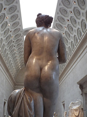 Detail of the Marble Statue of the Capitoline Aphrodite in the Metropolitan Museum of Art, February 2024