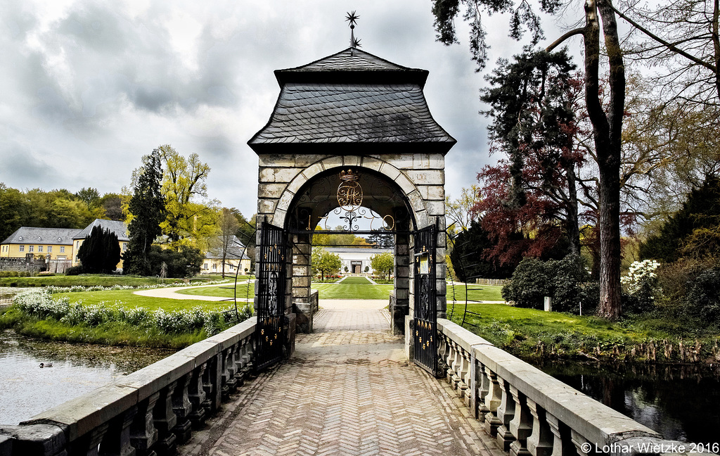 Auf der Barockbrücke von 1770