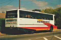 Herberts of Shefford A839 TOO in Red Lodge – Aug 1990 (122-28)
