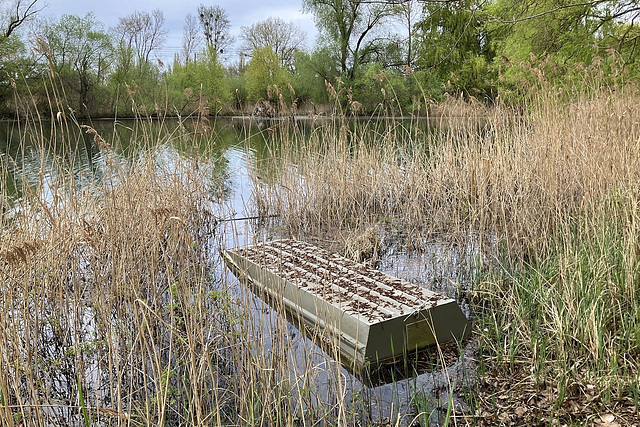 Verlorenes Boot in der Blauen Adria