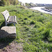 HFF. Bon week-end.  Un banc devant le gîte,  au bord de Rance aux Bas Champs (22)