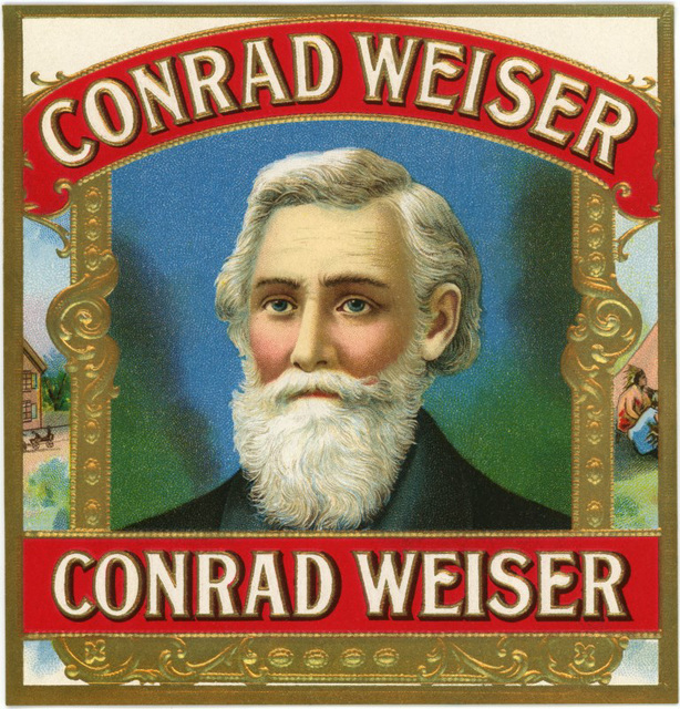 Conrad Weiser Cigar Label Conrad Weiser Cigar Label
