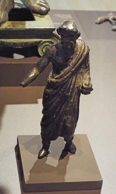 Bronze Jupiter in the Archaeological Museum of Madrid, October 2022