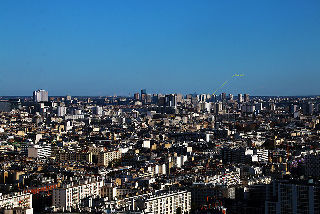 Une photo incontestable de nos fenêtres localisées au 10 ème étage