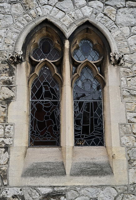 St Simon Zealotes window detail