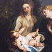 Detail of the Virgin and Child with St. Catherine of Alexandria by Van Dyck in the Metropolitan Museum of Art, January 2023