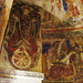 canterbury cathedral (20) mid c12 wall paintings in st gabriel's chapel in the crypt