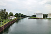 Dortmund-Ems-Kanal mit der Einfahrt des Petroleumhafens (Hafen Dortmund) / 19.08.2023