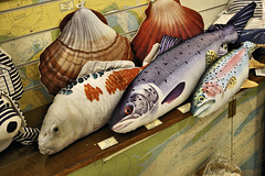 Still Life With Fake Carp – Covent Garden Market, London, England