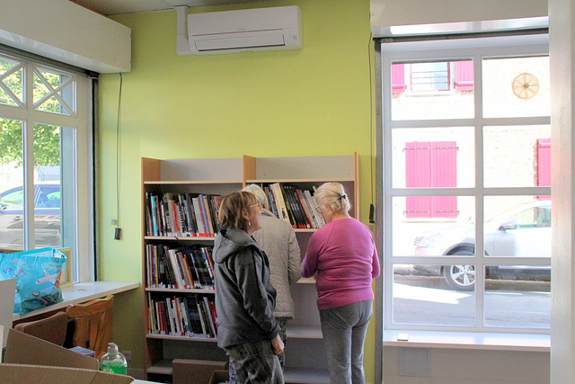 Emménagement bibliothèque 29-09-2023