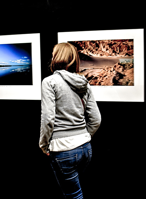 Girl in a Gallery